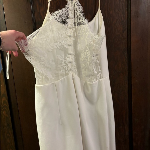 White formal dress/wedding dress - Picture 3 of 5